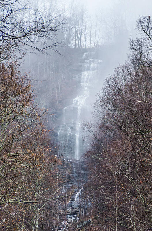 Georgia Art Print featuring the photograph Amicalola Falls by Andrea Anderegg