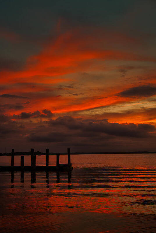 Fine Art Prints Art Print featuring the photograph Another Day Is Done by Dave Bosse