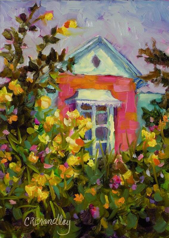 Cottage Art Print featuring the painting Antoinette's Cottage by Chris Brandley