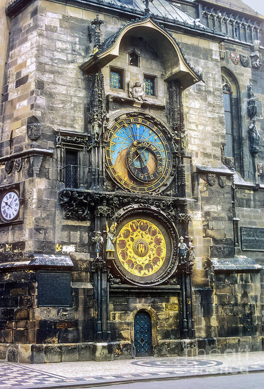 Astronomical Clock Art Print featuring the photograph Astronomical Clock by Bob Phillips