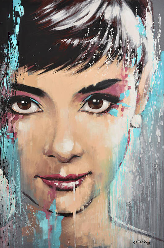 Audrey Art Print featuring the painting Audrey by Glenn Pollard