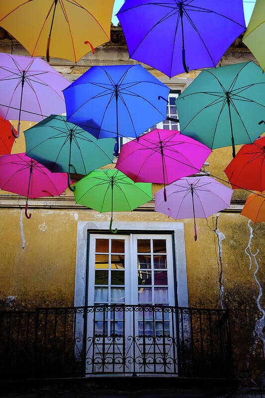 Balcony With A View Art Print featuring the photograph Balcony With a View by Marco Oliveira