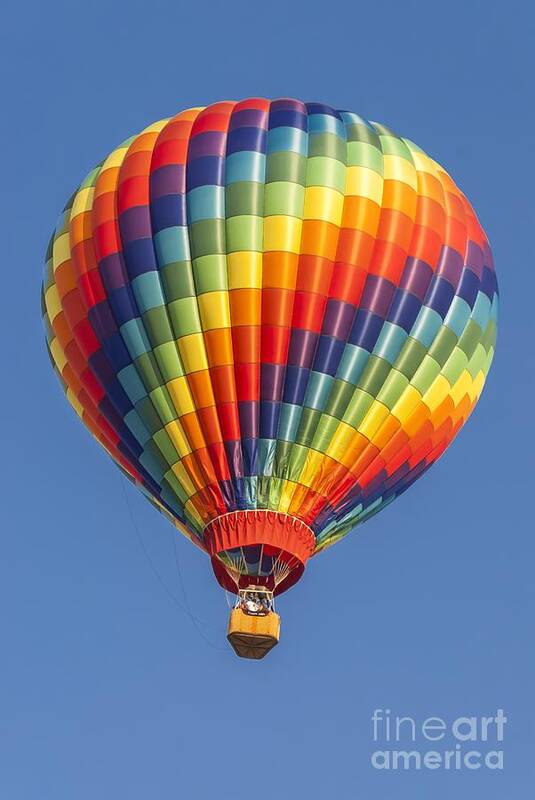 Adventure Art Print featuring the photograph Ballooning in Color by Anthony Sacco