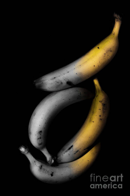 Fruit Art Print featuring the digital art Banana Split by Jorgo Photography