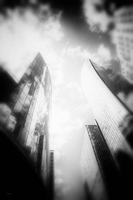 Cityscape Art Print featuring the photograph Beyond by Theresa Tahara