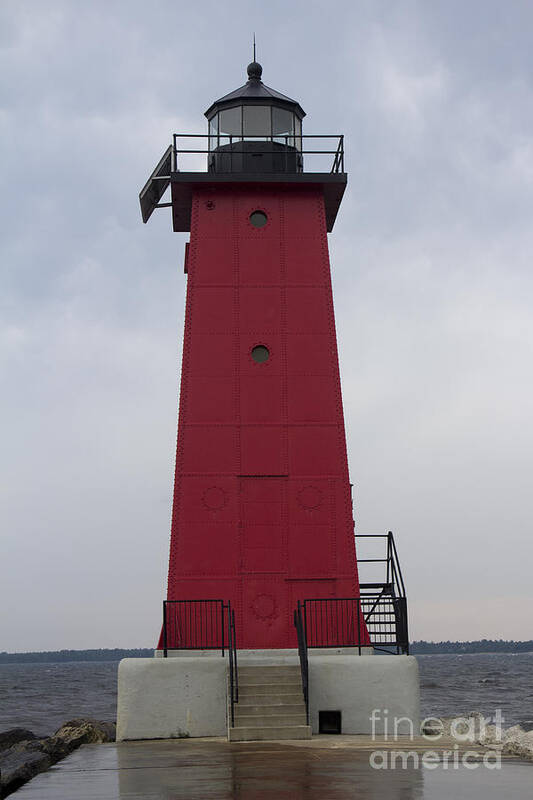 Manistique Art Print featuring the photograph Big Red by Tara Lynn