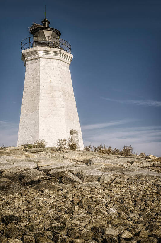 Joan Carroll Art Print featuring the photograph Black Rock Harbor Lighthouse II by Joan Carroll