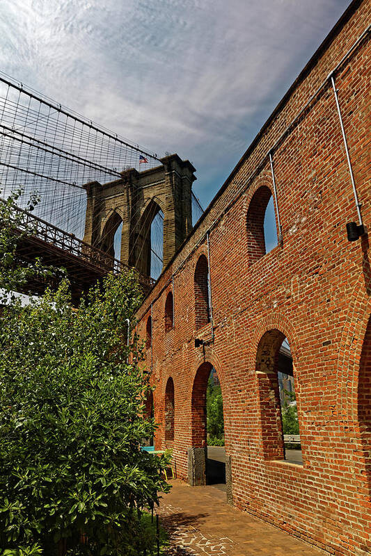 Brooklyn Bridge Art Print featuring the photograph Brooklyn Bridge by Doolittle Photography and Art