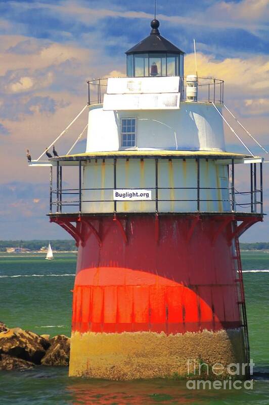 Lighthouse Art Print featuring the photograph Bug Light Plymouth by Amazing Jules