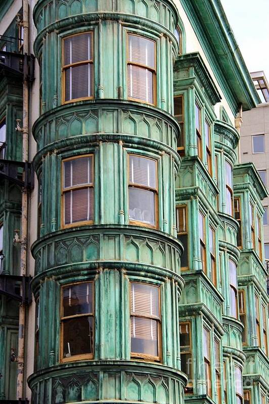 Building Art Print featuring the photograph Building In Patina by Jody Frankel 