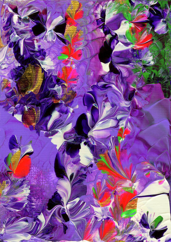 Butterfly Art Print featuring the painting Butterfly Island Treasures by Nan Bilden