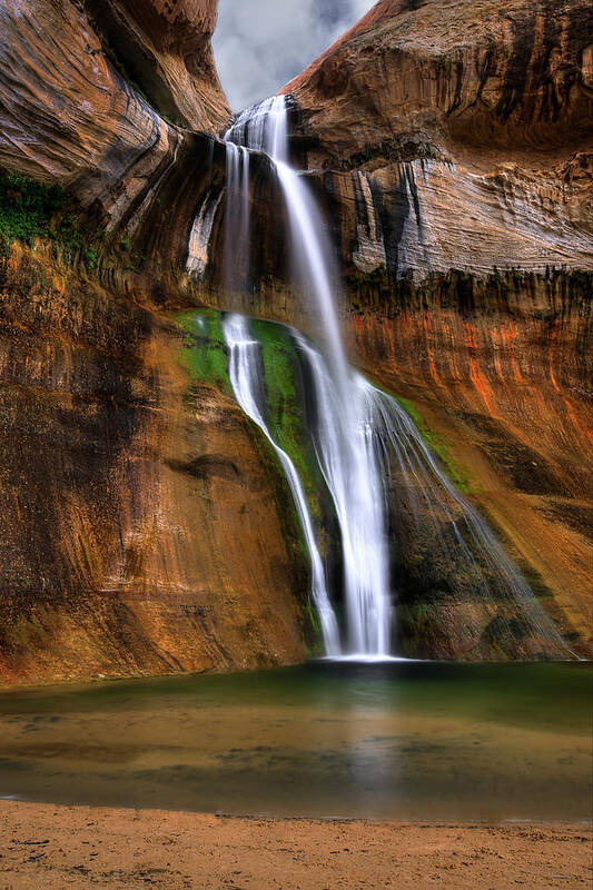 Calf Reek Falls Art Print featuring the photograph Calf Creek Falls by Ryan Smith