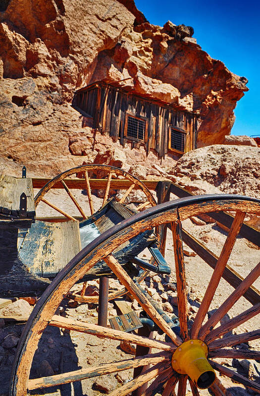 Calico Art Print featuring the photograph Calico Ghost Town Mine by Kyle Hanson