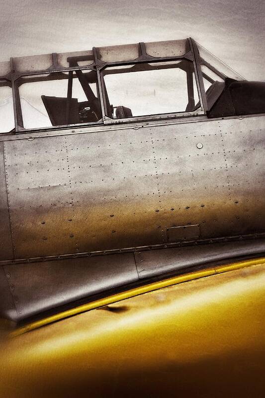 Airplanes Art Print featuring the photograph Canary by Pair of Spades