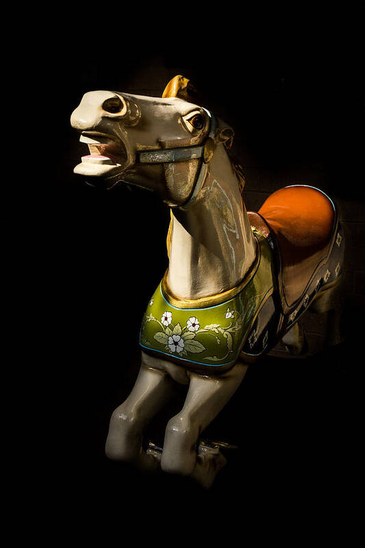 Carousel Art Print featuring the photograph Carousel Horse by Jay Stockhaus