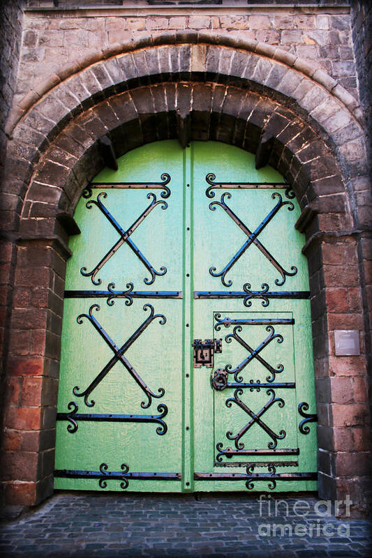 Castle Door Art Print featuring the photograph Castle Door by Carol Groenen