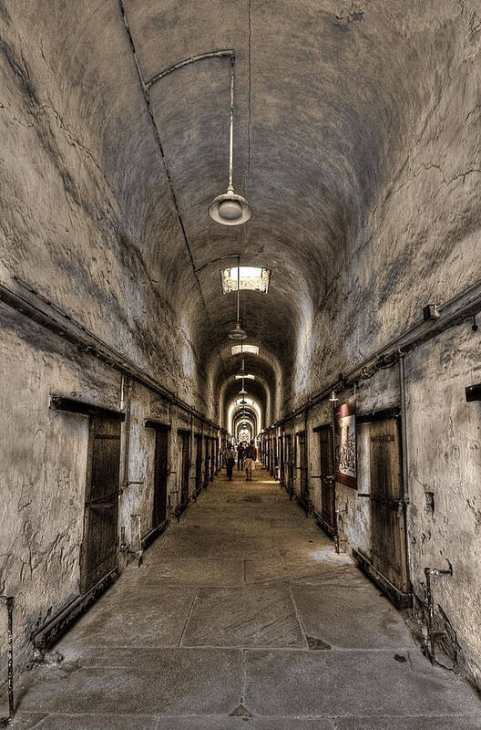 Abandoned Art Print featuring the photograph Cell Block by Evelina Kremsdorf