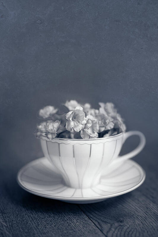 Tea Cup Art Print featuring the photograph Charms Of The Past by Elvira Pinkhas