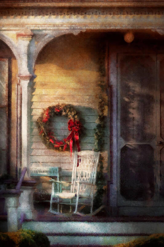 Winter Art Print featuring the photograph Christmas - Christmas is right around the corner by Mike Savad