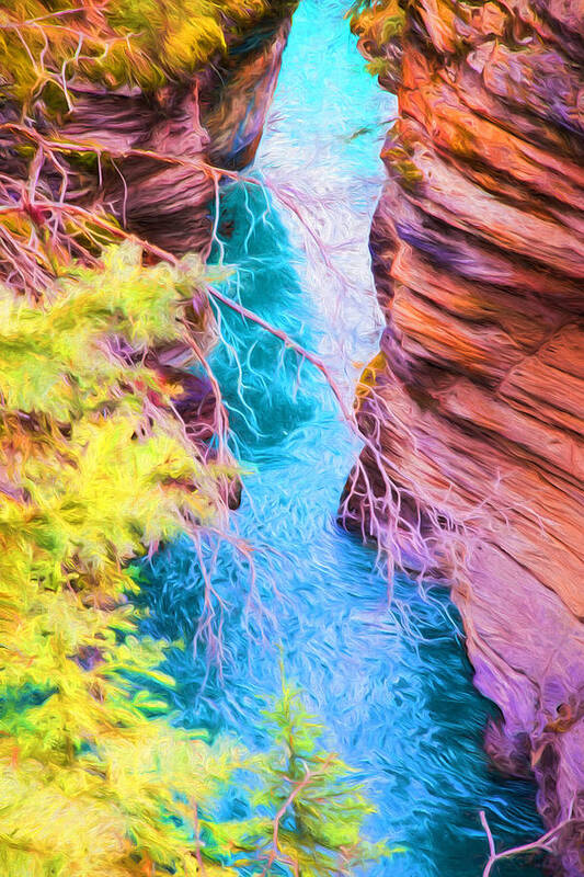 Nature Art Print featuring the photograph Clear Alpine Water by Judy Wright Lott