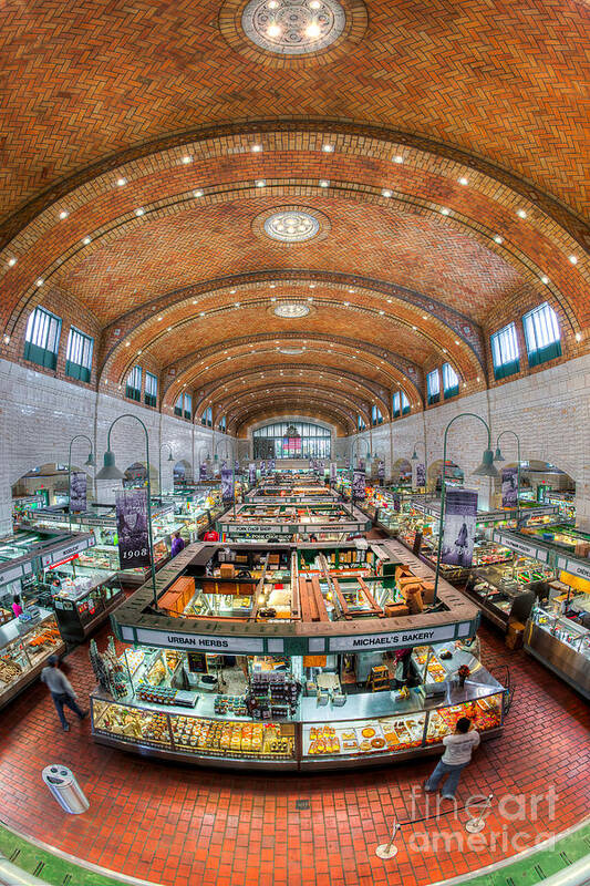 Clarence Holmes Art Print featuring the photograph Cleveland West Side Market I by Clarence Holmes
