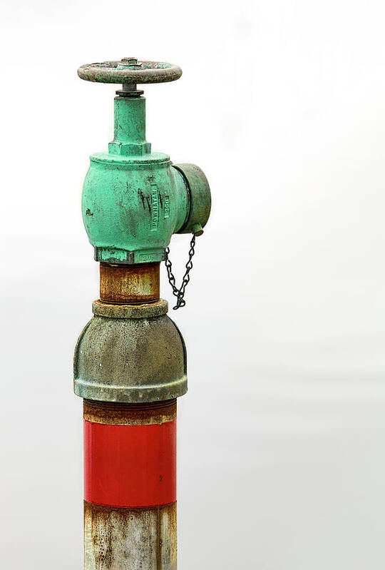 Colorful Art Print featuring the photograph Colorful Valve by Mark Harrington