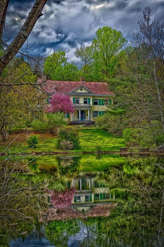 Coolfront Manor Art Print featuring the photograph Coolfront Manor House by Mountain Dreams