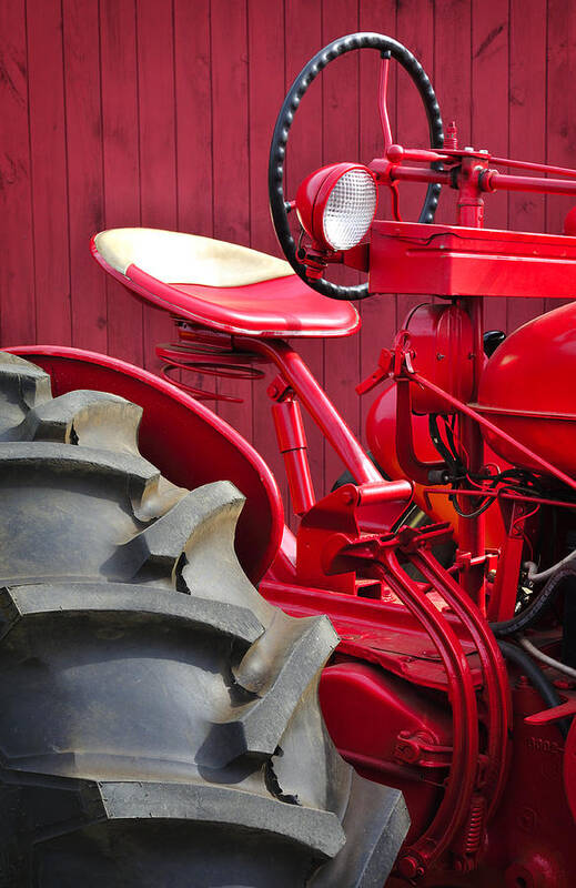 Tractor Art Print featuring the photograph Country Life by Luke Moore