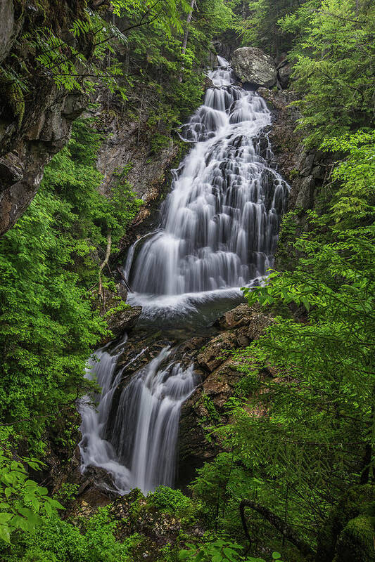 Crystal Art Print featuring the photograph Crystal Cascade by White Mountain Images