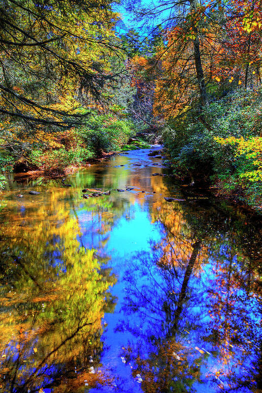 Fall Art Print featuring the photograph Cullasaja River by Dale R Carlson