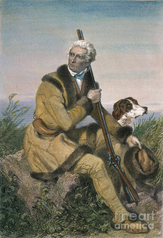 18th Century Art Print featuring the drawing Daniel Boone #2 by Granger