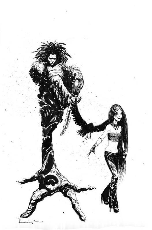 DC comics Sandman and Death Art Print by Mark Pennington   Pixels