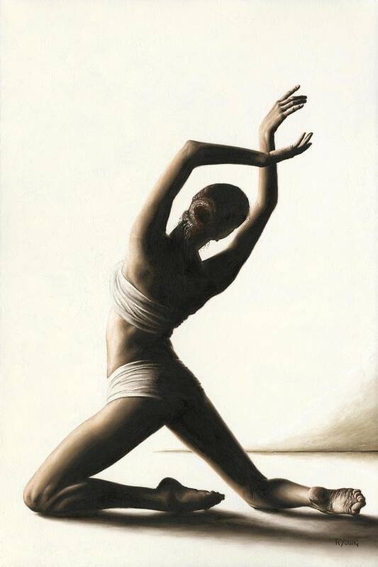 Dancer Art Print featuring the painting Devotion to Dance by Richard Young