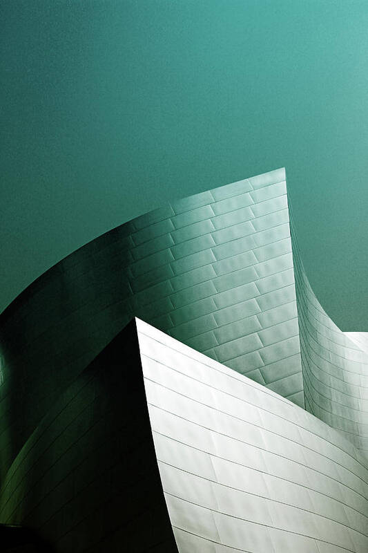 Disney Concert Hall Art Print featuring the photograph Disney Conert Hall 2- Photograph by Linda Woods by Linda Woods