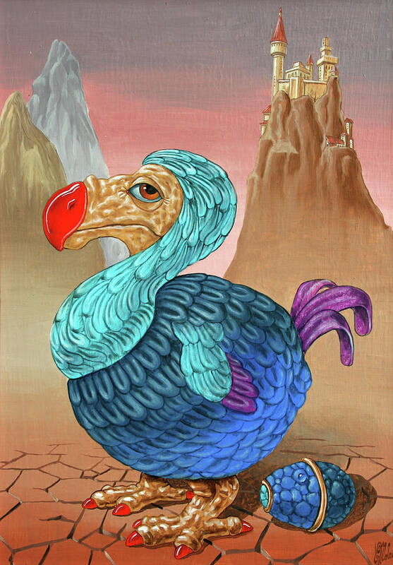 Dodo Art Print featuring the painting Dodo by Victor Molev