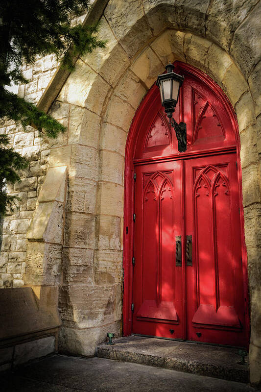 Church Art Print featuring the photograph Door to Salvation by Holly Ross