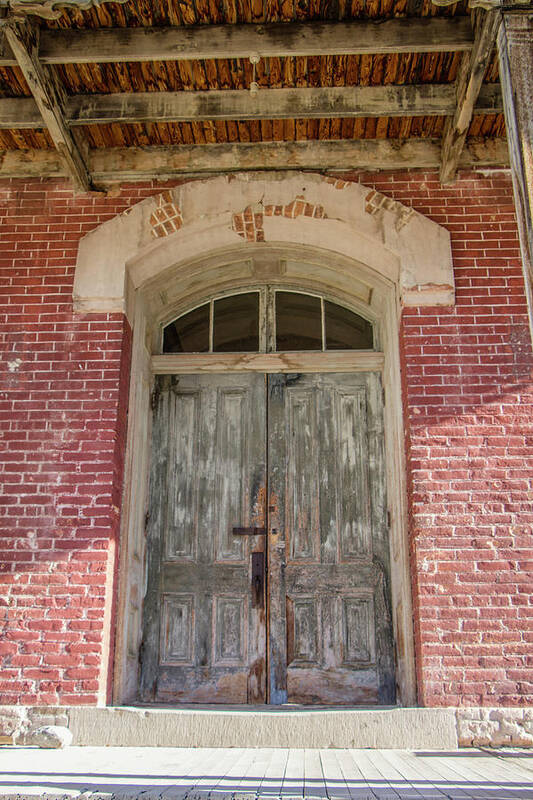 Bannack Art Print featuring the photograph Doors of Bannack - Hotel Meade by Teresa Wilson