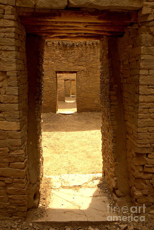 Chaco Canyon Art Print featuring the photograph Doorways Of The Ancients by Adam Jewell
