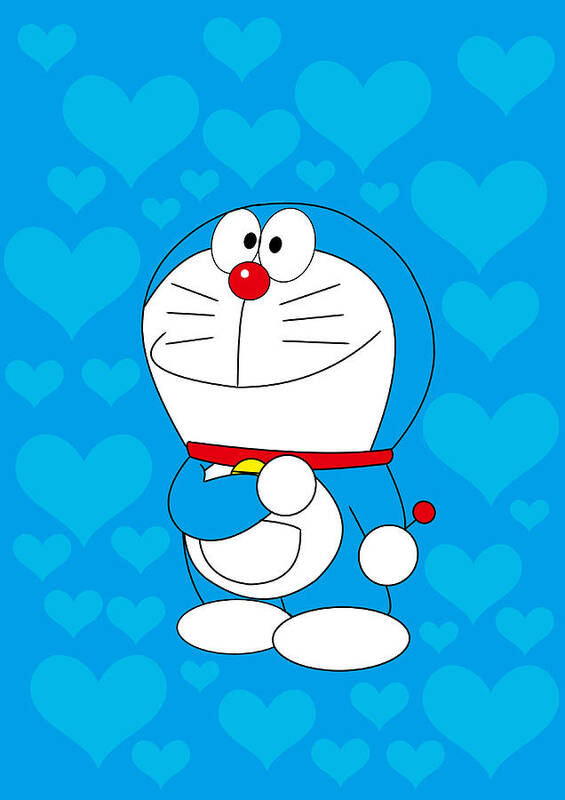  Art Print featuring the drawing Doraemon by Ryusei Kasagawa
