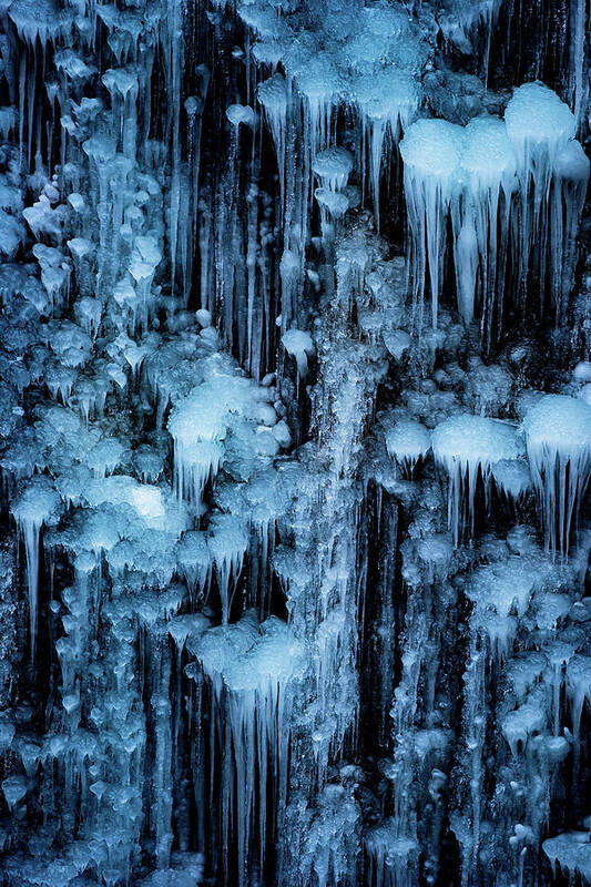 Ice Art Print featuring the photograph Dripping in Diamonds by Darren White