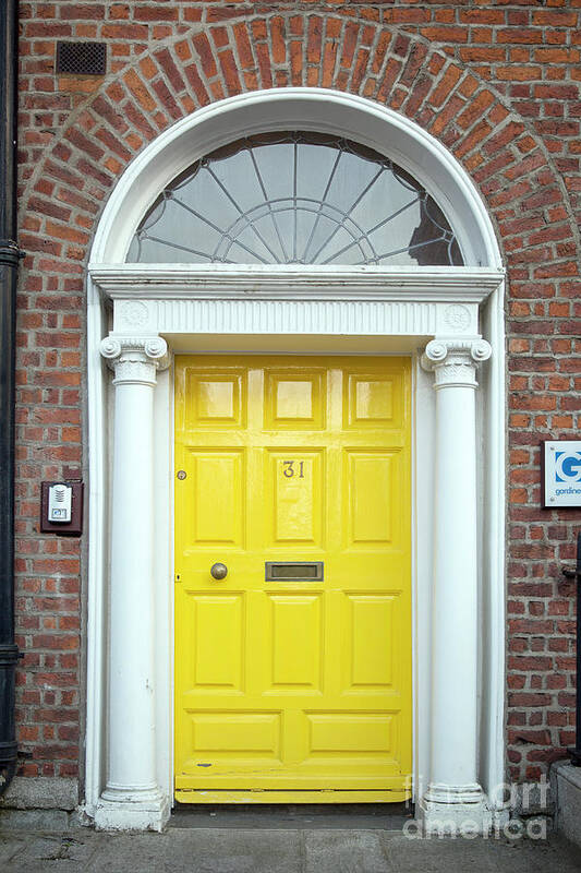 Dublin Art Print featuring the photograph Dublin Door X by Brian Jannsen