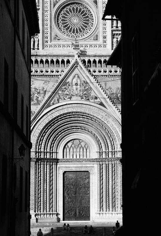 Black And White Art Print featuring the photograph Duomo I by Nadja Drieling - Flower- Garden and Nature Photography - Art Shop