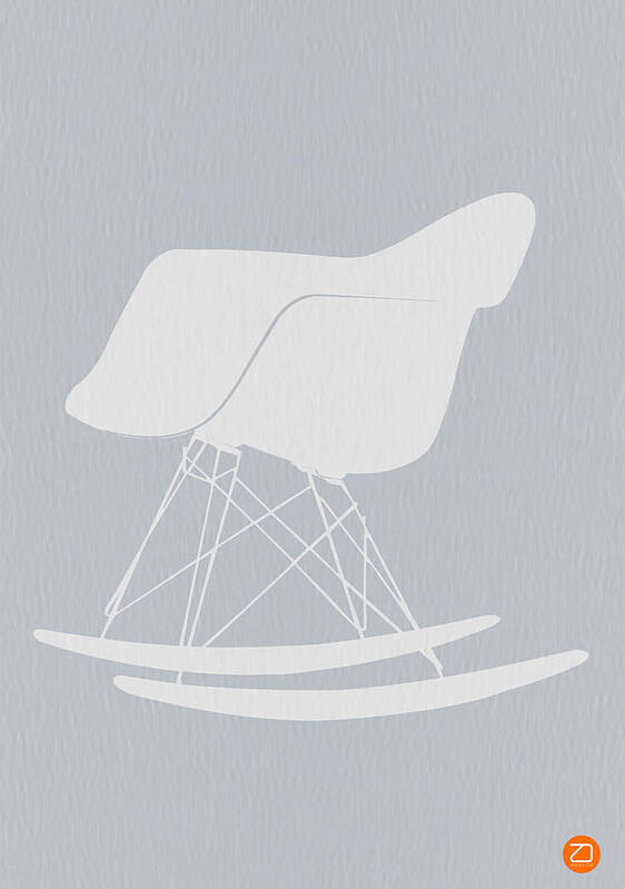 Eames Art Print featuring the photograph Eames Rocking Chair by Naxart Studio