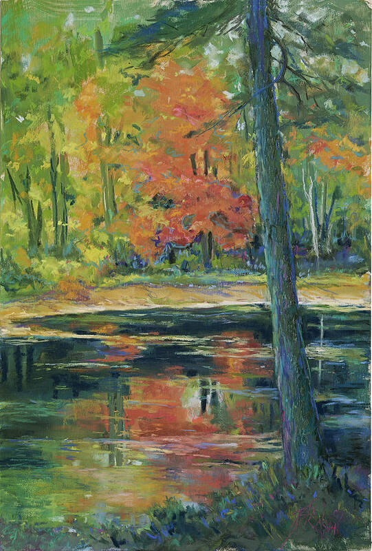 Fall Art Print featuring the painting East Coast Autumn by Billie Colson