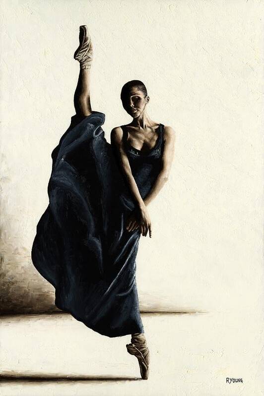 Dance Art Print featuring the painting Equilibrium by Richard Young