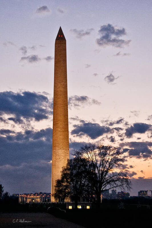 Monument Art Print featuring the photograph Evening Inspiration by Christopher Holmes