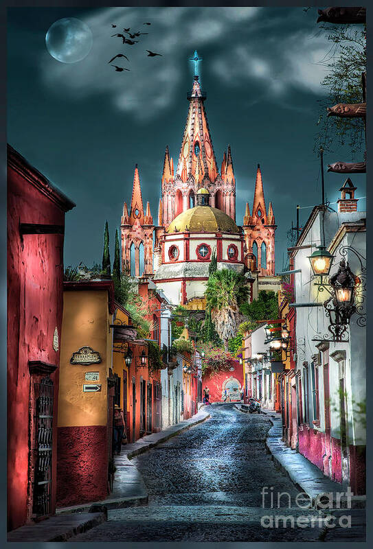 Fantasy Art Print featuring the photograph Fairy Tale Street by Barry Weiss