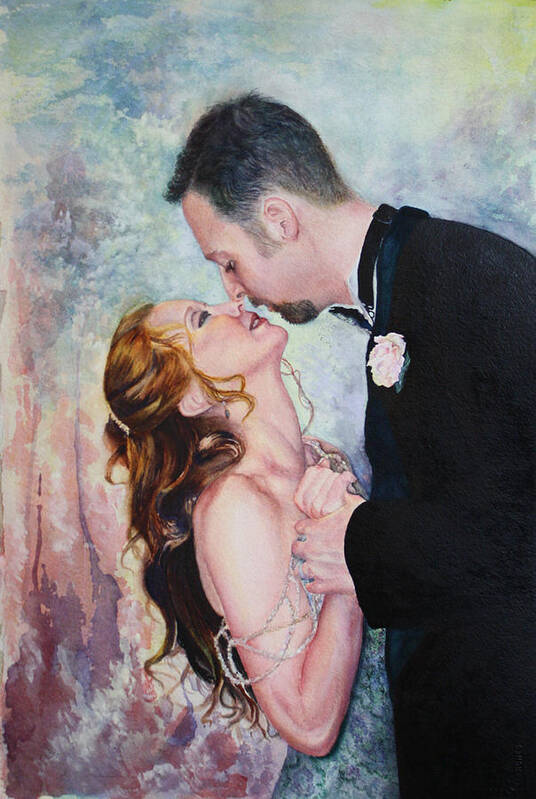 Dance Art Print featuring the painting First Dance by Mary Beglau Wykes