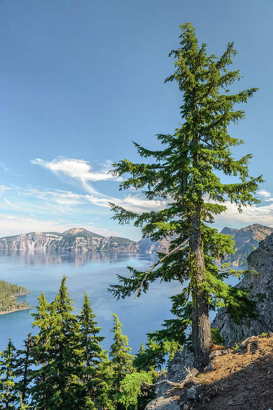 Discovery Art Print featuring the photograph Discovery Point, Crater Lake by Alexander Kunz