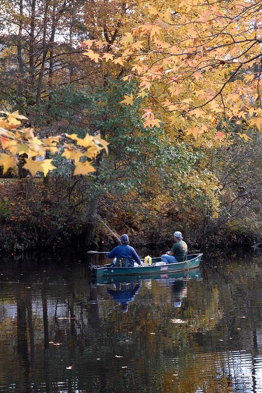 Friends Fishing Art Print featuring the photograph Fishing 320 by Joyce StJames